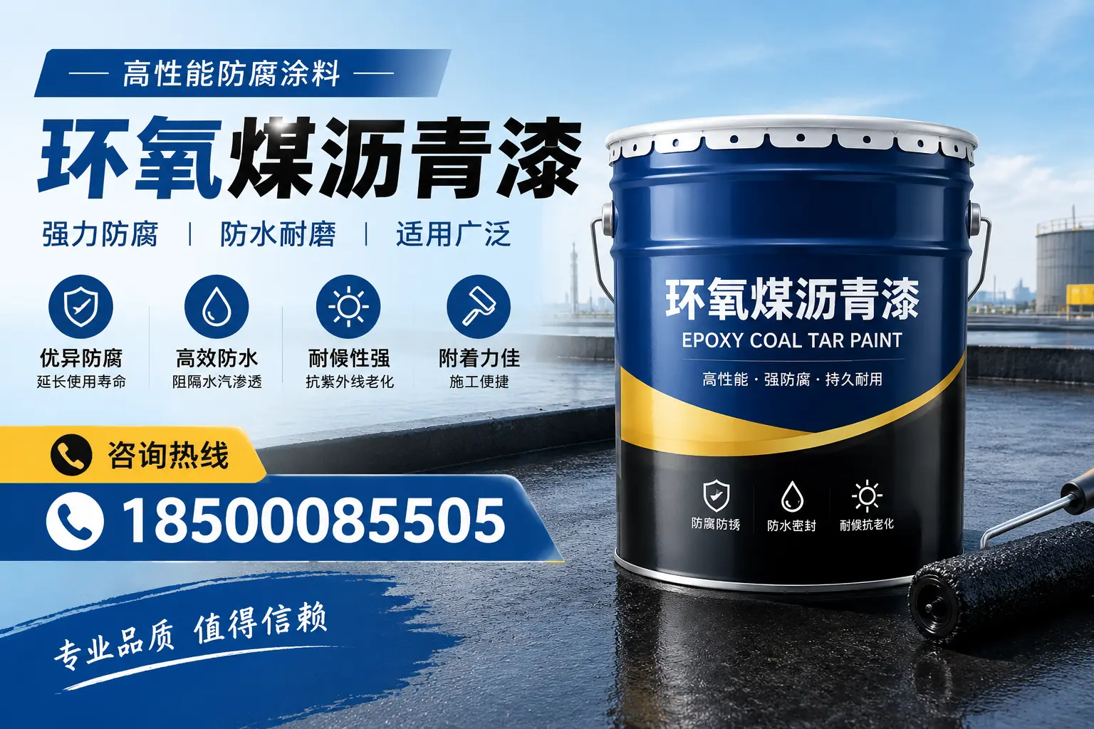 环氧煤沥青漆的主要成分与功能,北海用户深度了解